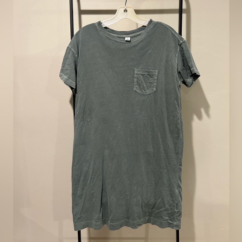 Green T-Shirt Dress